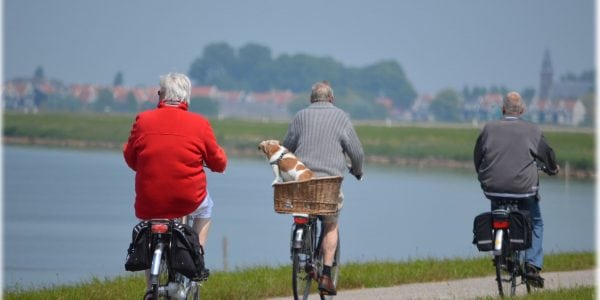 tercera edad en bici